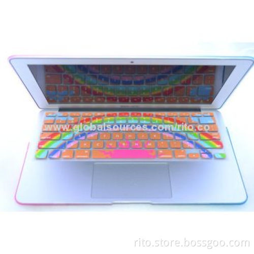 New Colorful Design Silicone Keyboard Protector for Macbook Pro13"